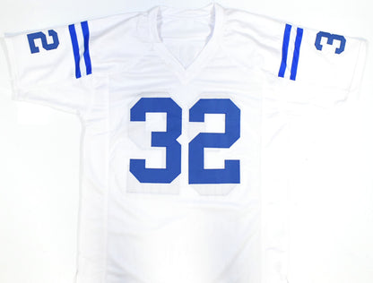 Edgerrin James Autographed Indianapolis Colts White Custom Jersey