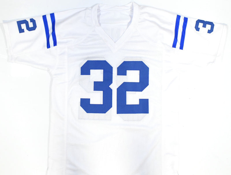 Edgerrin James Autographed Indianapolis Colts White Custom Jersey