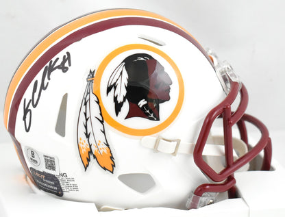 Gary Clark Signed Washington Redskins Flat White Mini Helmet