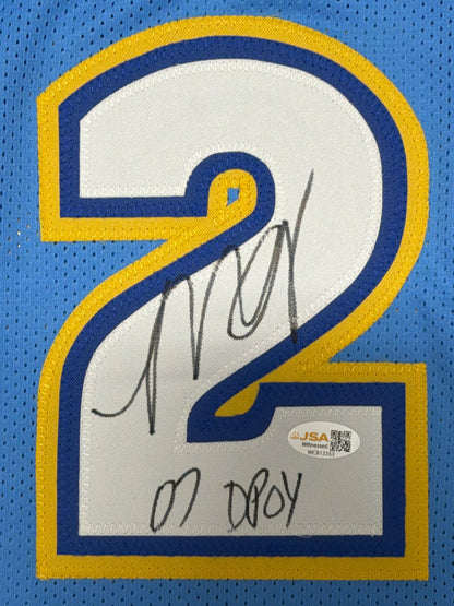 Marcus Camby Signed Denver Nuggets Custom Jersey - 07 DPOY Inscription