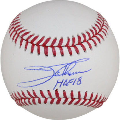Jim Thome Autographed Cleveland Indians OML Baseball (HOF 18)