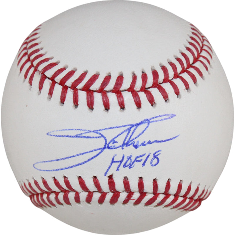 Jim Thome Autographed Cleveland Indians OML Baseball (HOF 18)