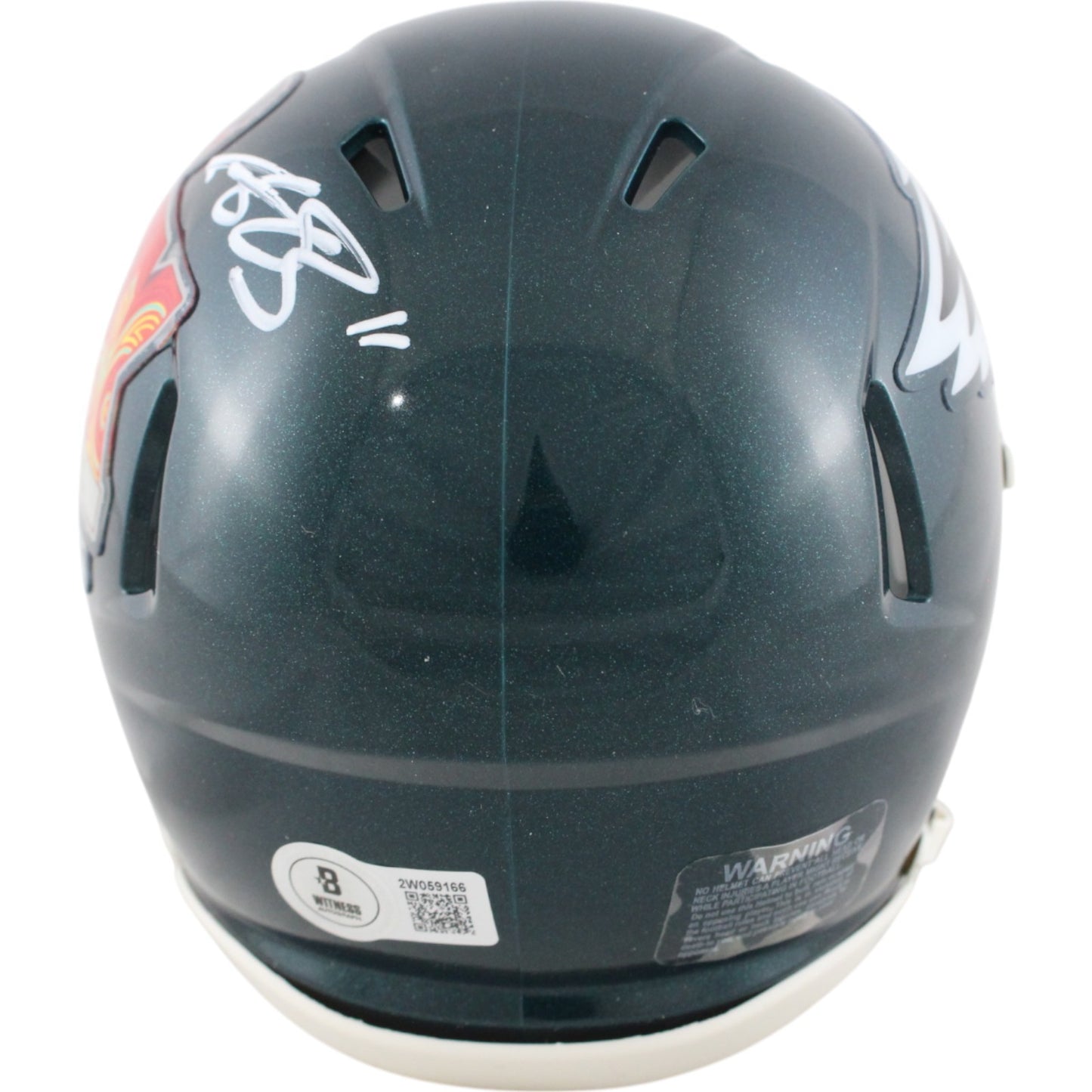 AJ Brown Autographed Philadelphia Eagles Super Bowl LIX Mini Helmet