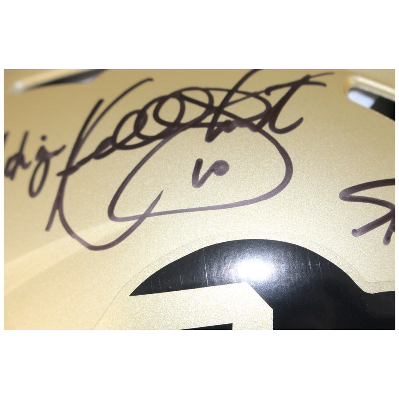 Kordell Stewart Signed Colorado Buffaloes Full Size Authentic Gold Helmet