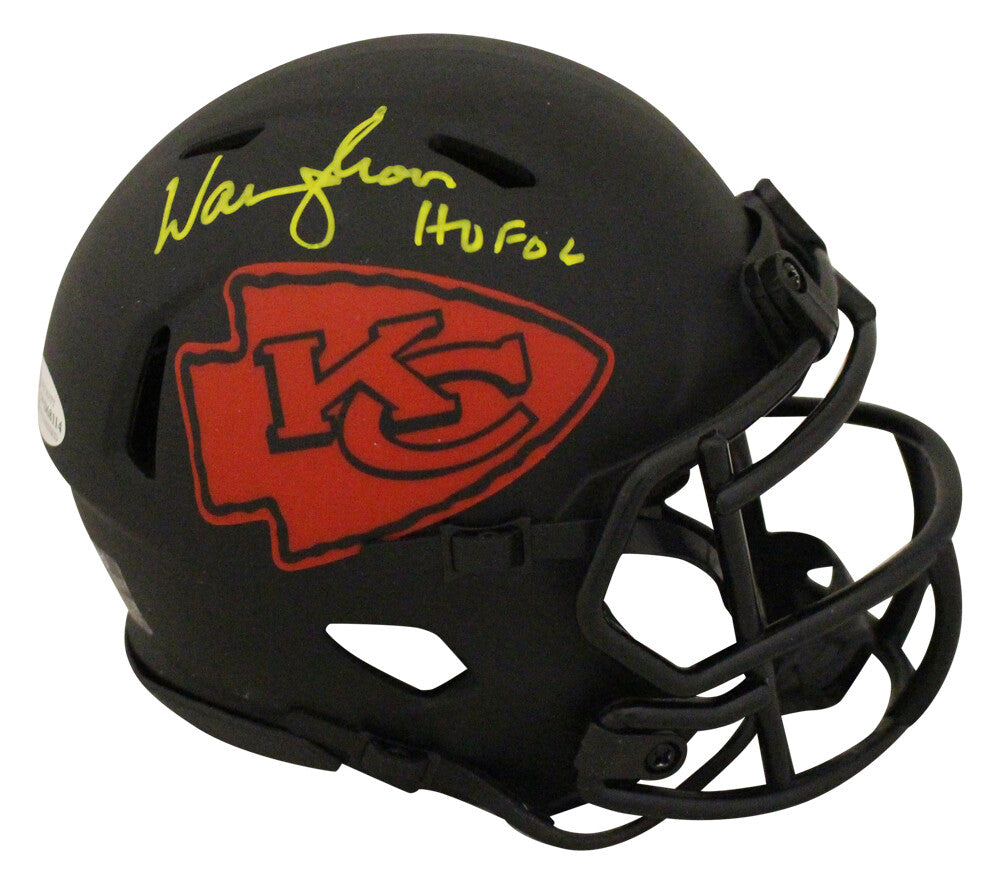 Warren Moon Signed Kansas City Chiefs Eclipse Mini Helmet HOF BAS