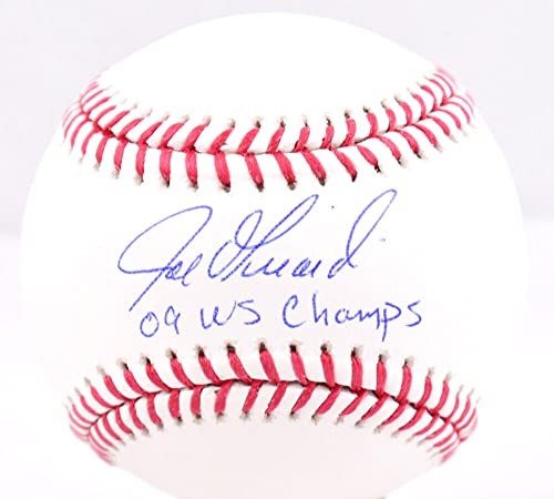 Joe Girardi Signed Rawlings Official Major League Baseball 09 WS Champs