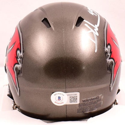 Devin White Signed Tampa Bay Buccaneers Speed Mini Helmet - White