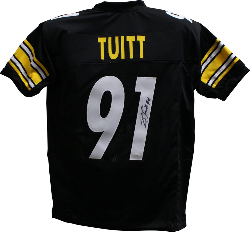 Stephon Tuitt Autographed Pittsburgh Steelers Custom Jersey JSA