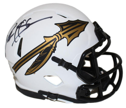 Deion Sanders Florida State Seminoles Signed Lunar Speed Mini Helmet (BAS)