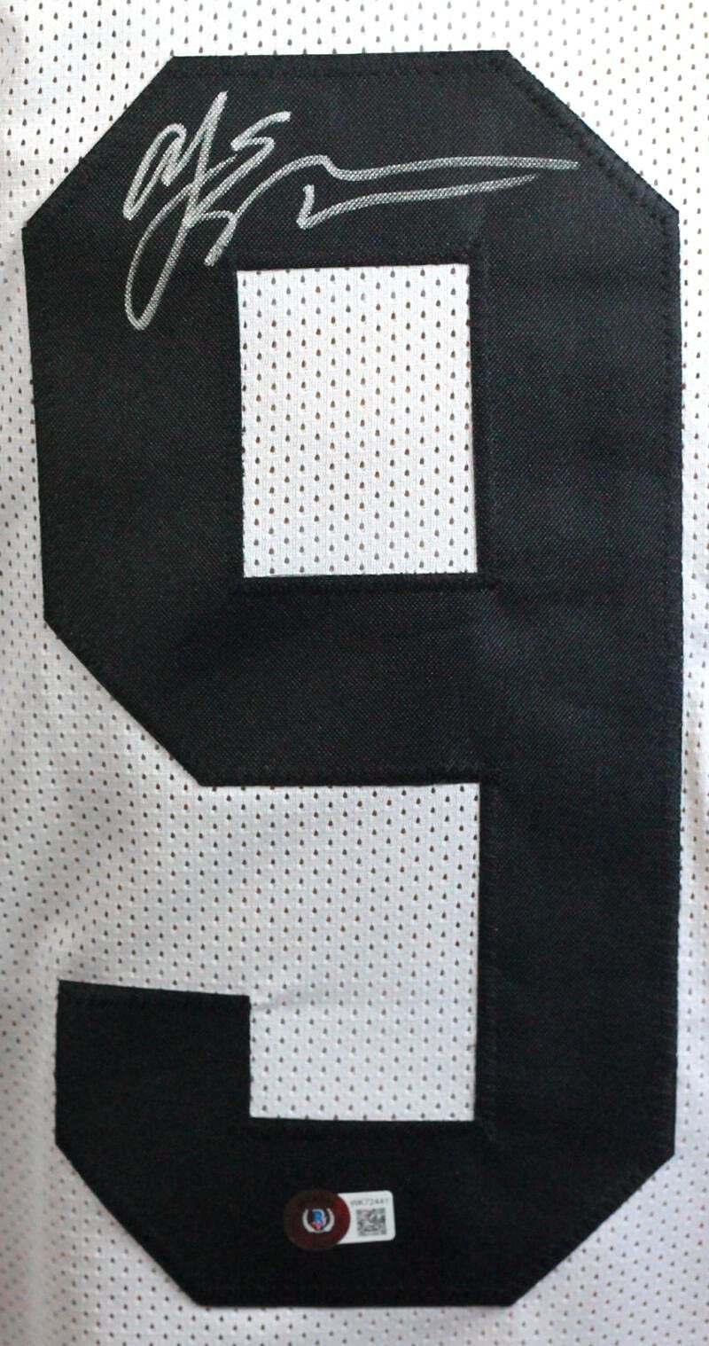 AJ Epenesa Autographed Iowa Hawkeyes Custom White Jersey