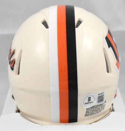 Chad Johnson Signed Cincinnati Bengals Retro Speed Mini Helmet