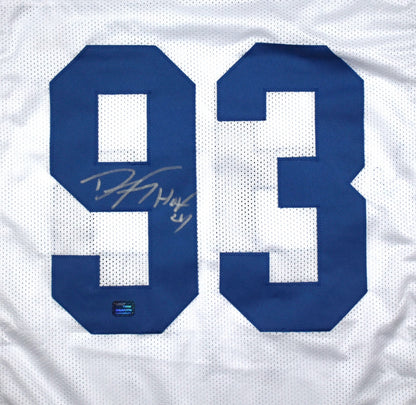 Dwight Freeney Autographed White Custom Jersey
