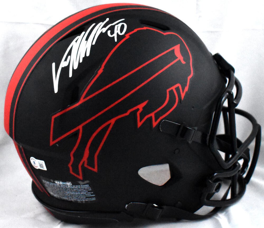 Von Miller Signed Buffalo Bills Full Size Eclipse Speed Authentic Helmet