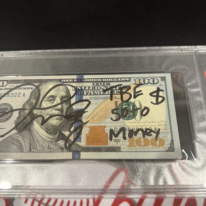 Floyd Mayweather Jr Signed $100 Bill with 4 Inscriptions PSA 10 Auto