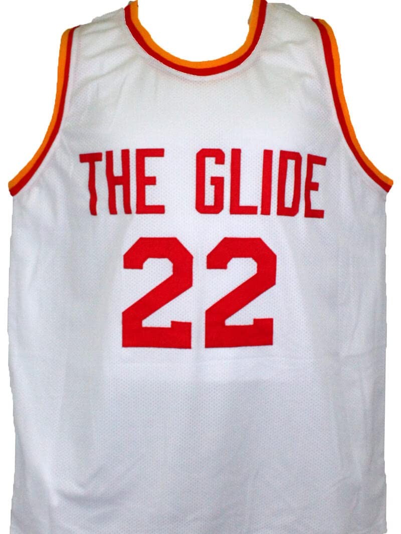 Clyde Drexler Autographed White Custom Jersey