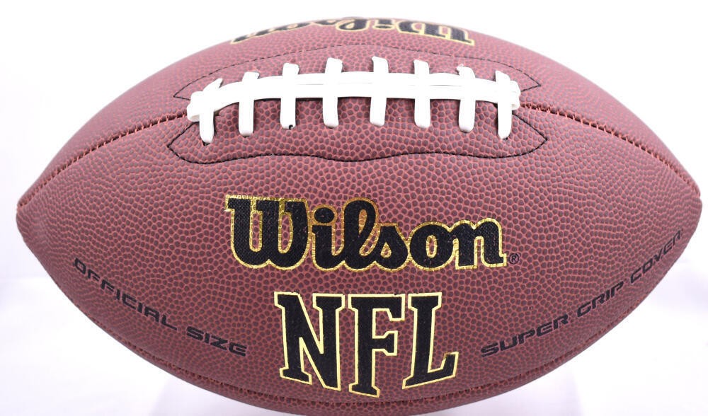 Kurt Warner Signed Wilson Super Grip Football - Silver Ink