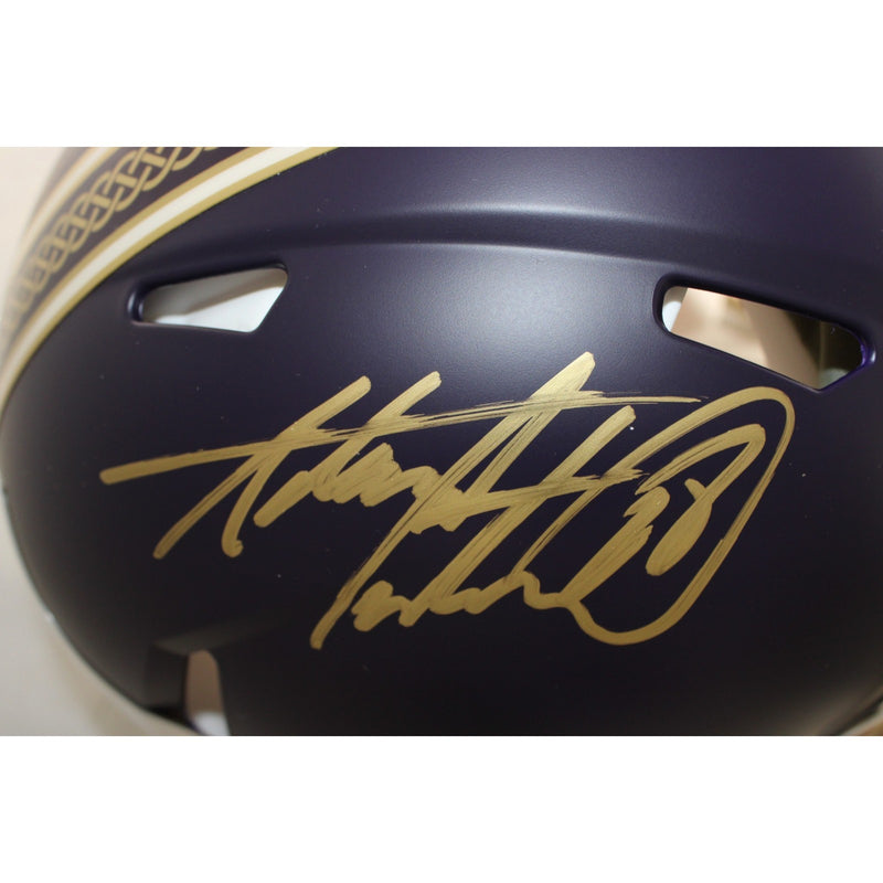 Adrian Peterson Signed Minnesota Vikings Rivalries Proline Helmet