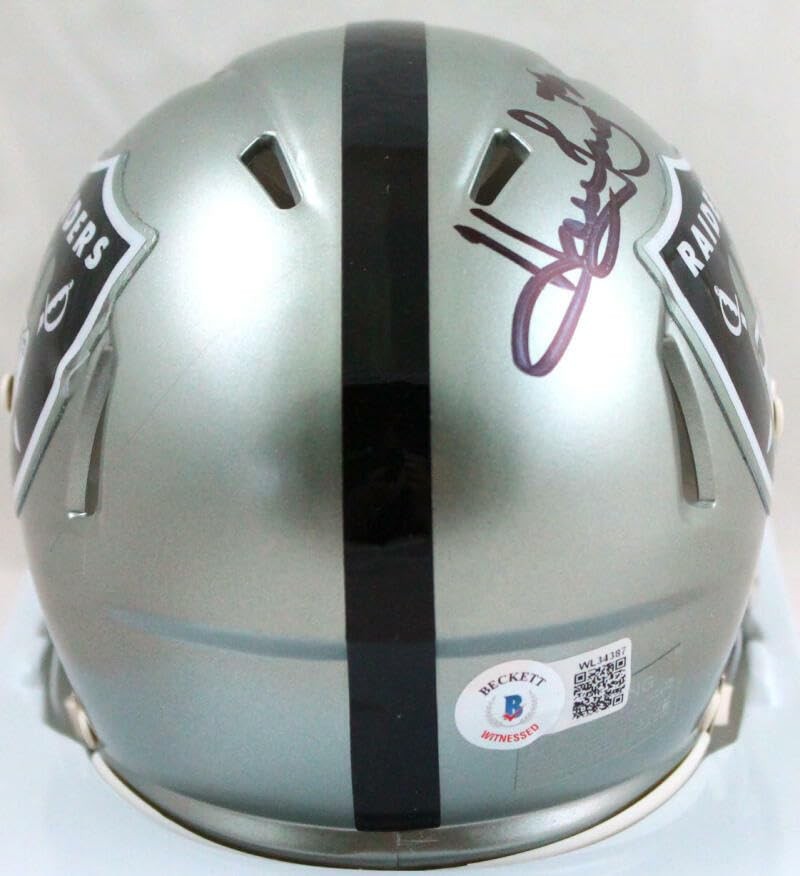 Howie Long Signed Oakland Raiders Flash Speed Mini Helmet