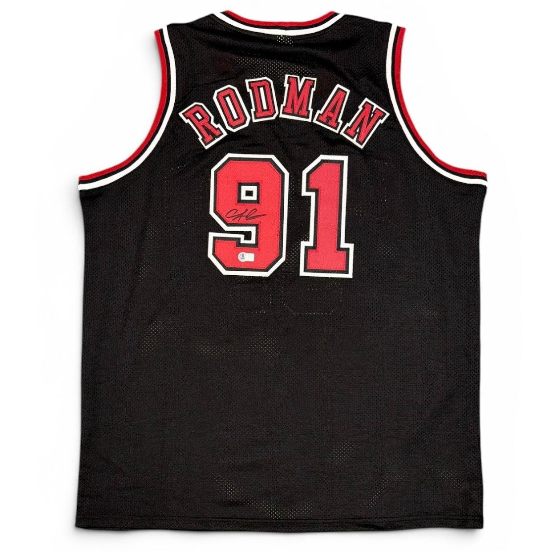 Dennis Rodman Autographed Chicago Bulls Custom Jersey