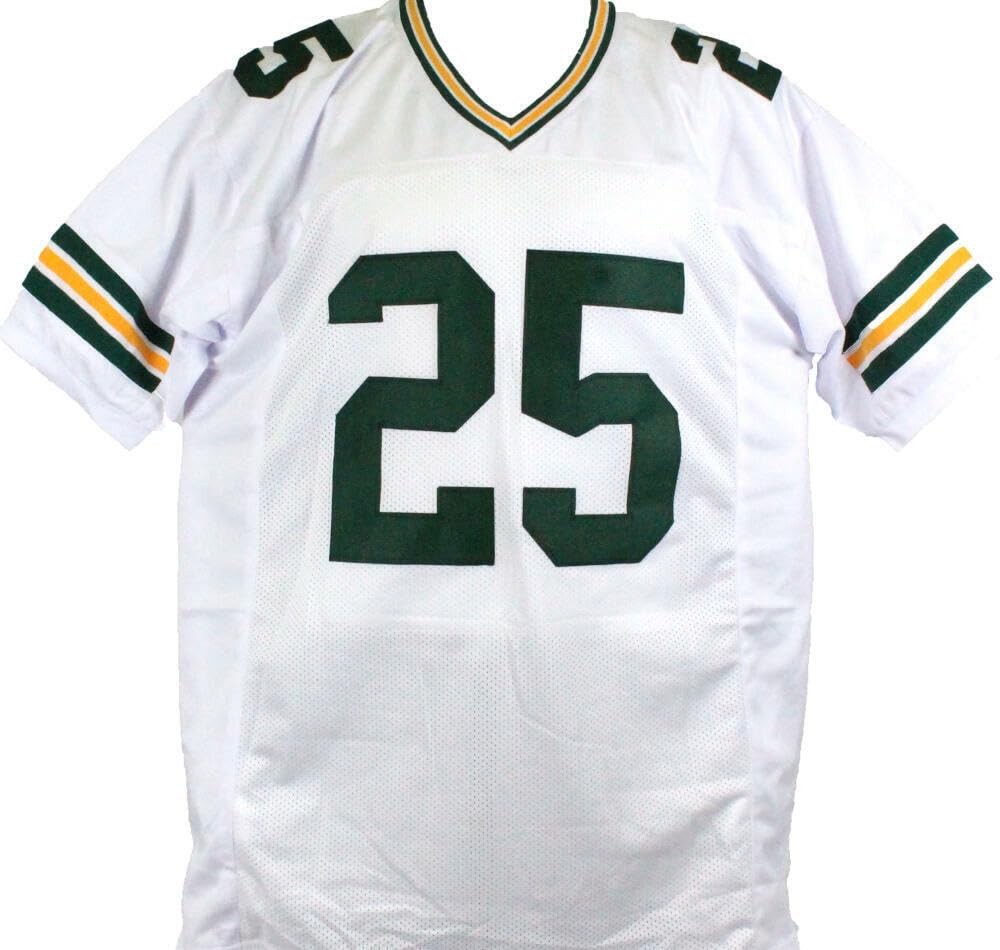 Dorsey Levens Signed Green Bay Packers White Custom Jersey "SB Champs"