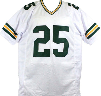 Dorsey Levens Signed Green Bay Packers White Custom Jersey "SB Champs"