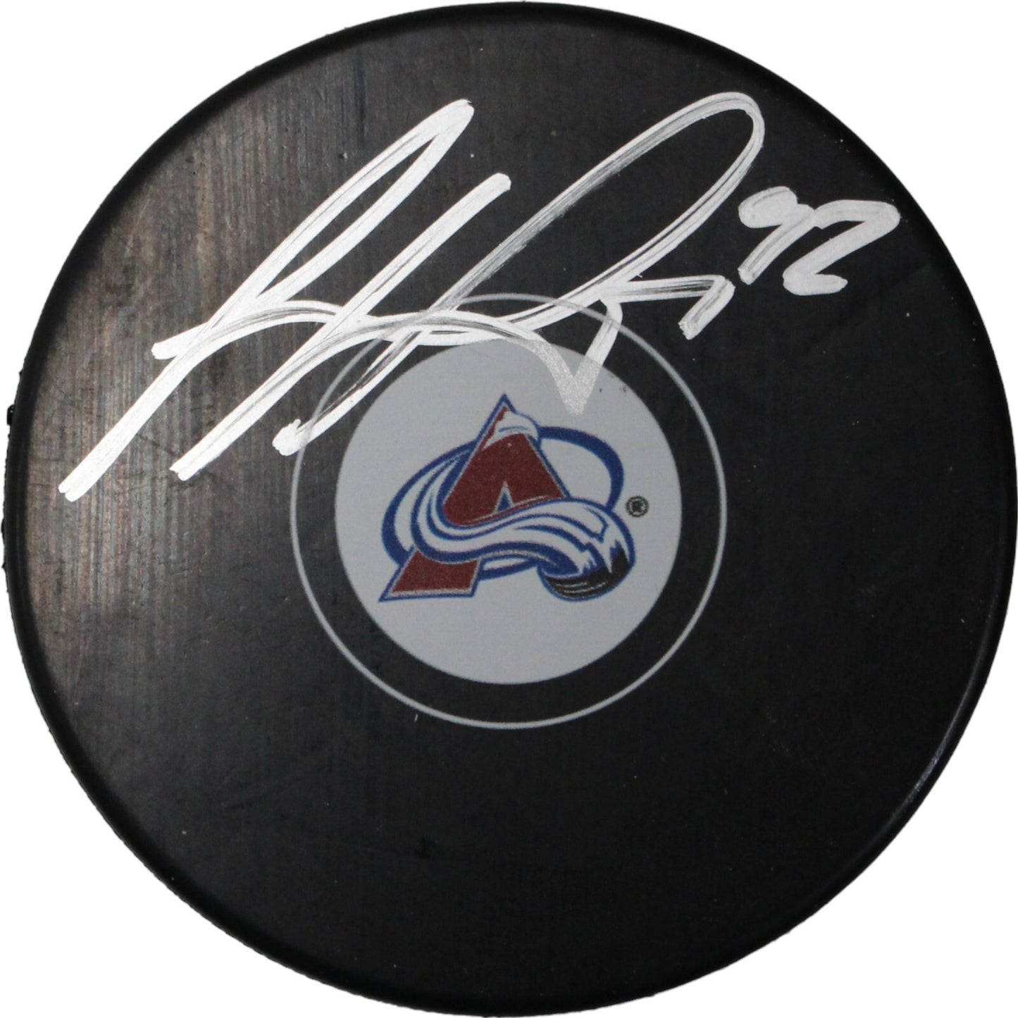 Gabe Landeskog Autographed Colorado Avalanche Hockey Puck