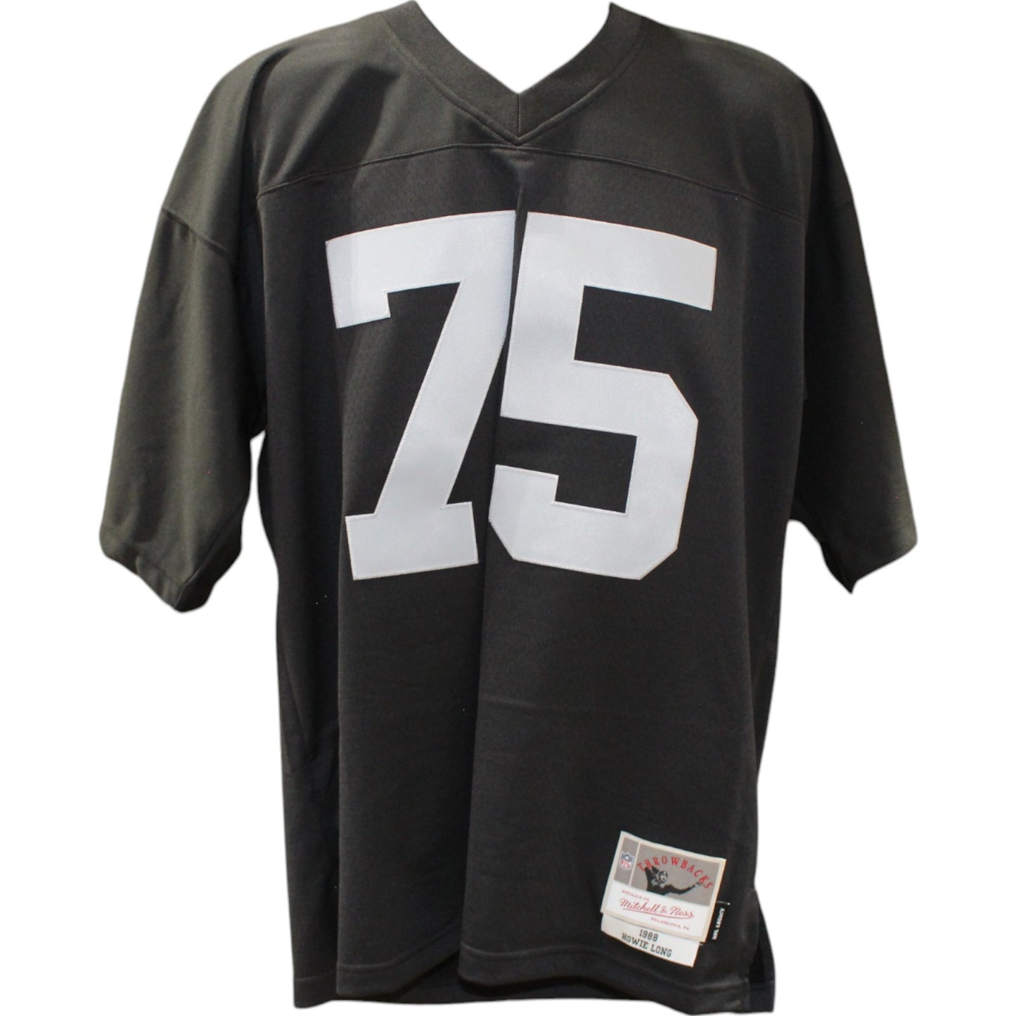 Howie Long Signed Oakland Raiders Mitchell & Ness Jersey 2 Inscriptions