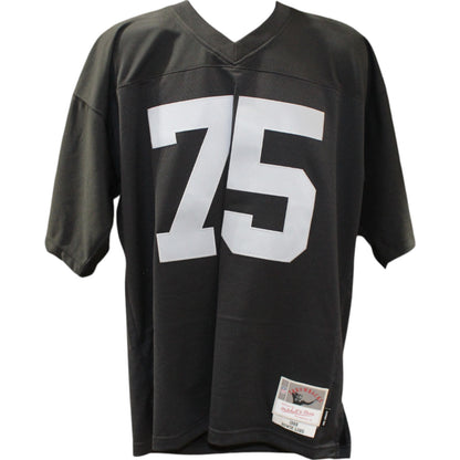 Howie Long Signed Oakland Raiders Mitchell & Ness Jersey 2 Inscriptions