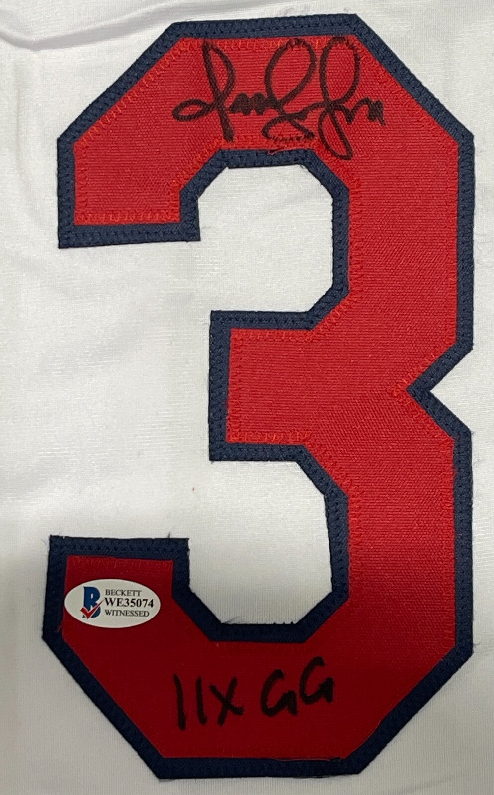 Omar Vizquel Signed Cleveland Custom Jersey (11x Gold Glove) - Beckett