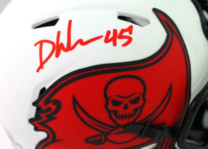 Devin White Signed Tampa Bay Buccaneers Lunar Speed Mini Helmet