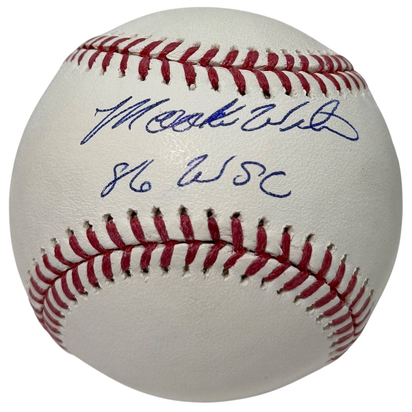 Mookie Wilson Signed ROMLB Baseball New York Mets (1986 WS Champ) JSA
