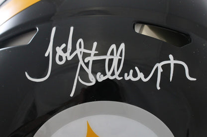 John Stallworth Autographed Pittsburgh Steelers Authentic Throwback Helmet