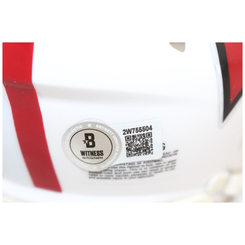 Zack Baun Wisconsin Badgers Autographed Mini Helmet