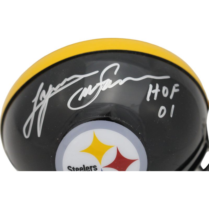 Lynn Swann Signed Pittsburgh Steelers VSR4 Mini Helmet HOF