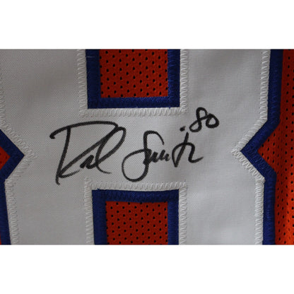 Rod Smith Signed Orange Custom Football Jersey