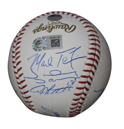 2009 New York Yankees Team Signed World Series Baseball (9 Signatures)