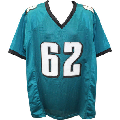 Jason Kelce Autographed Pro Style Green Jersey