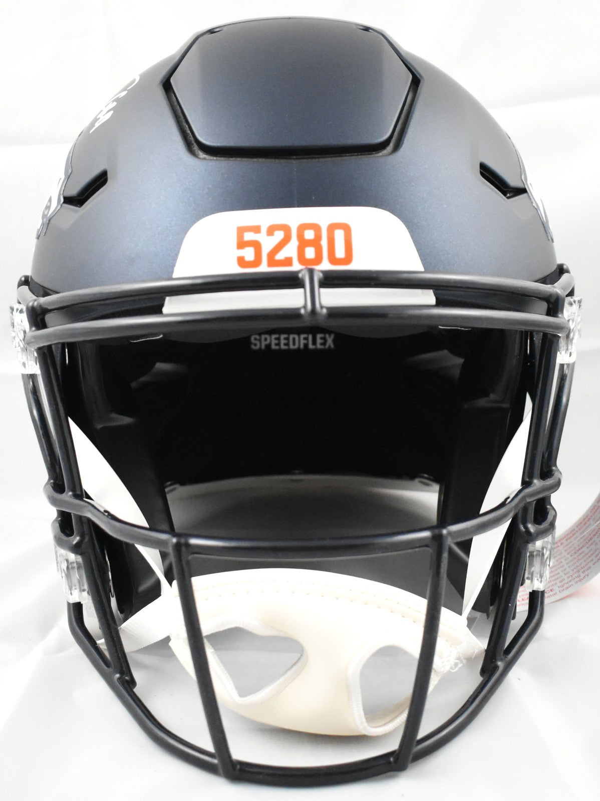 Troy Franklin Signed Denver Broncos Full Size Speedflex Helmet
