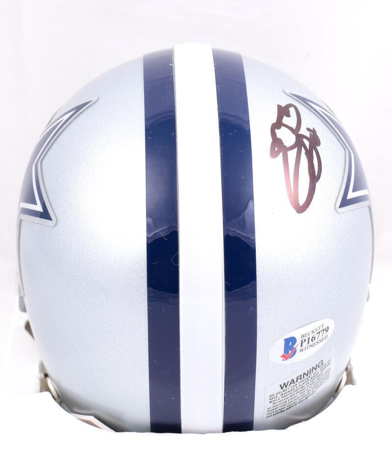 Emmitt Smith Autographed Dallas Cowboys Mini Helmet