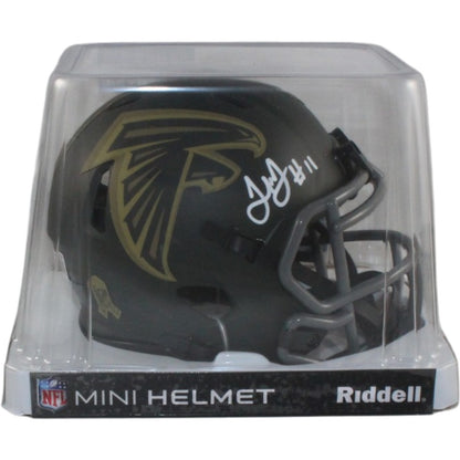 Julio Jones Signed Atlanta Falcons 2025 Salute to Service Mini Helmet