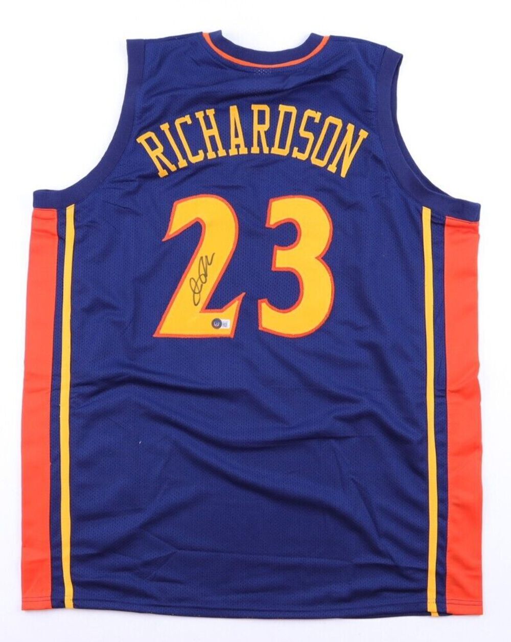 Jason Richardson Autographed Golden State Warriors Custom Jersey