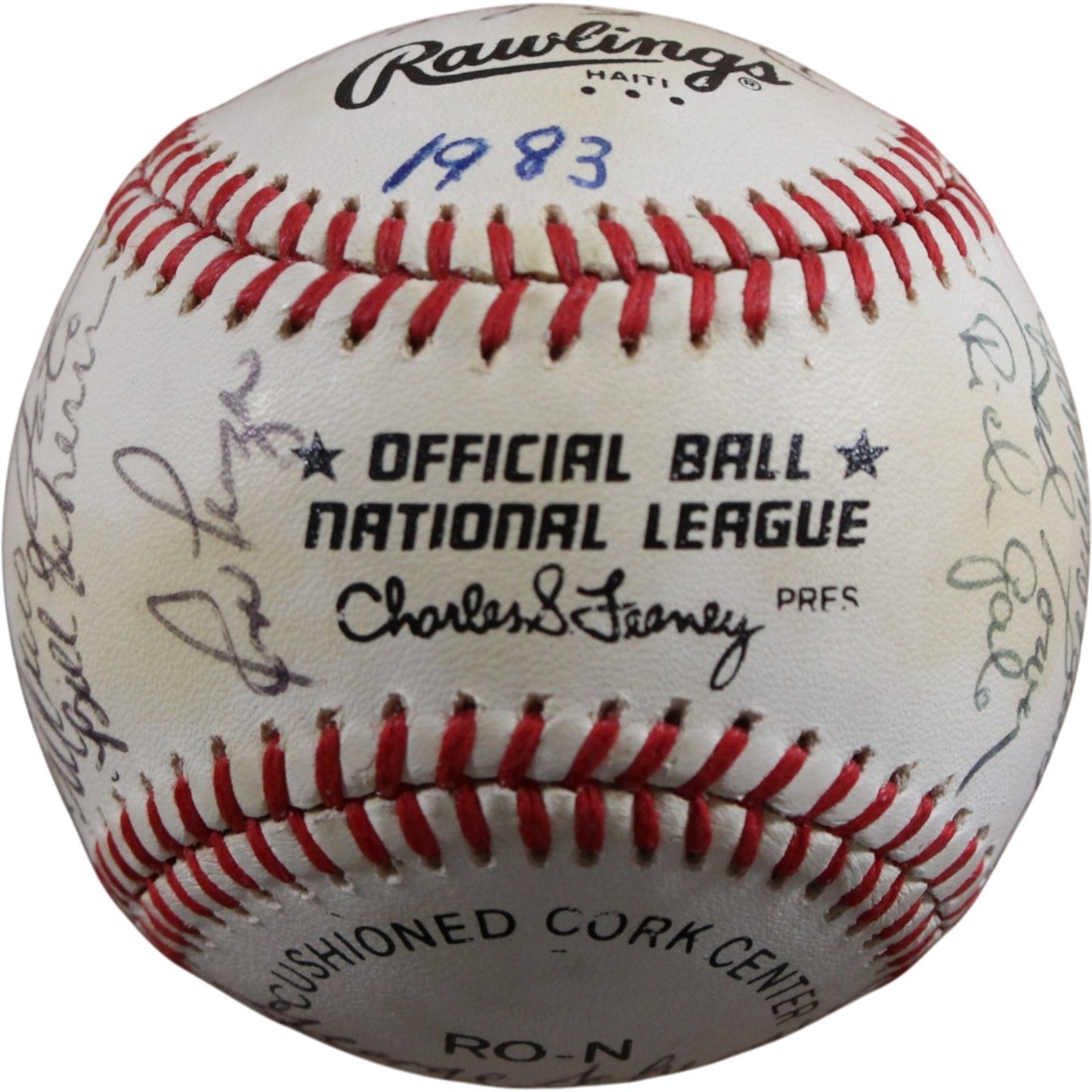 Cincinnati Reds 1983 Team Signed Baseball - Johnny Bench & 23 Others (Beckett)