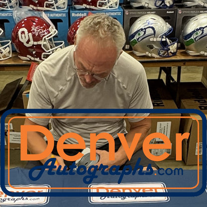 Brian Bosworth Seattle Seahawks Signed Slate Mini Helmet (Beckett)
