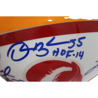 Lee Roy Selmon Multi-Signed Buccaneers Throwback Mini Helmet