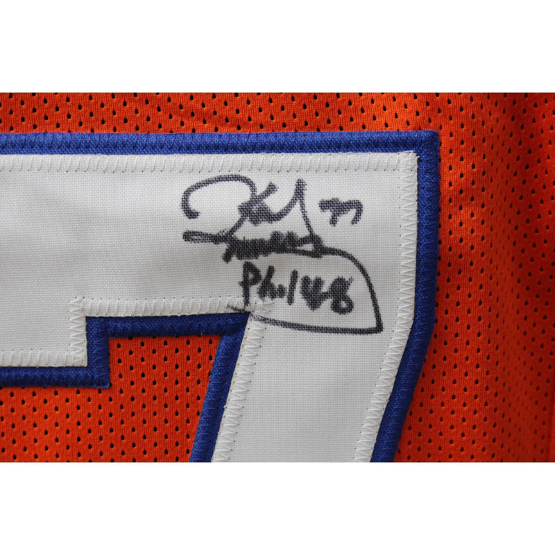 Karl Mecklenburg Signed Pro Style Orange Jersey