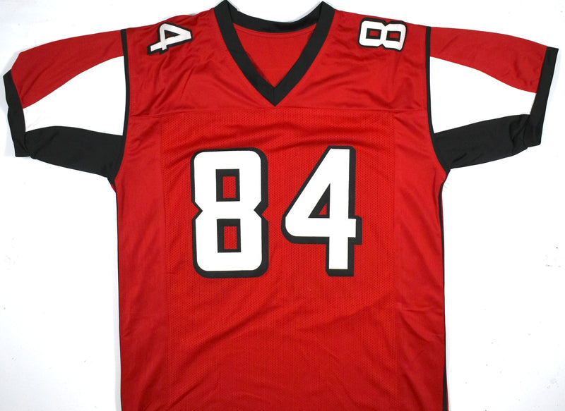 Roddy White Signed Atlanta Falcons Custom Red Jersey