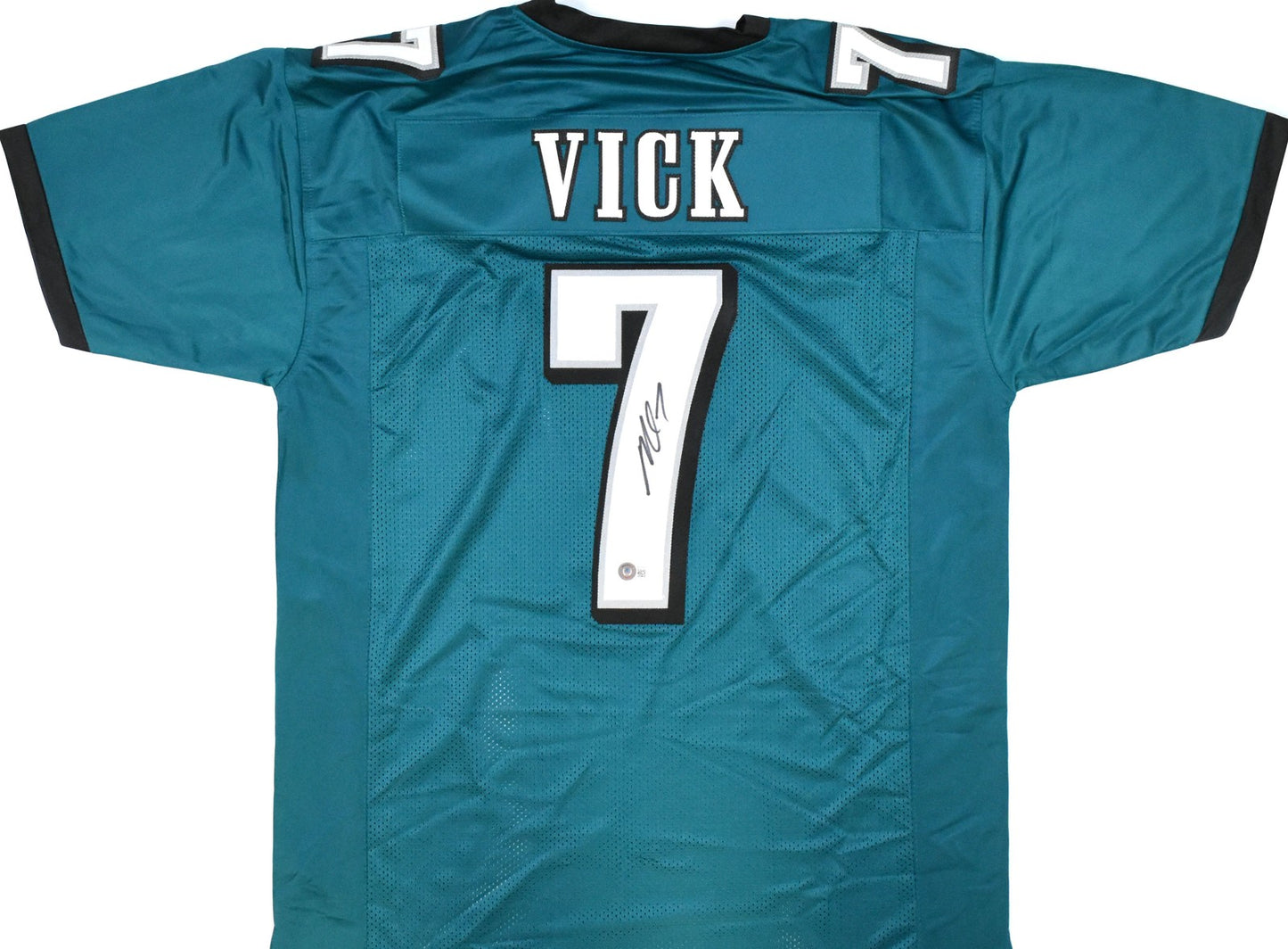 Michael Vick Autographed Philadelphia Eagles Midnight Green Jersey