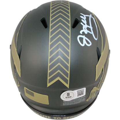 Jim Kelly Signed Buffalo Bills 2025 Salute to Service Mini Helmet