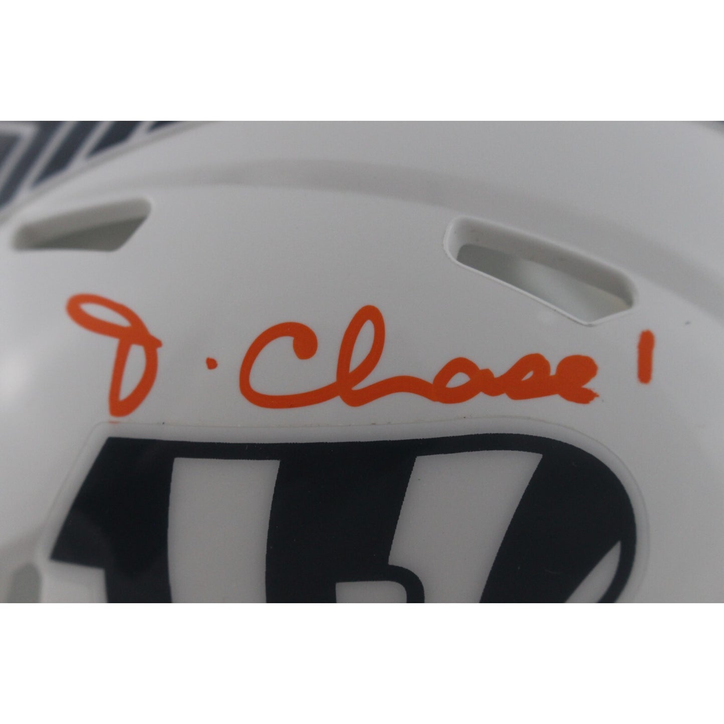 Ja'Marr Chase Cincinnati Bengals Signed 2024 STS Mini Helmet