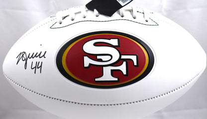 Kyle Juszczyk Autographed San Francisco 49ers Black Logo Football